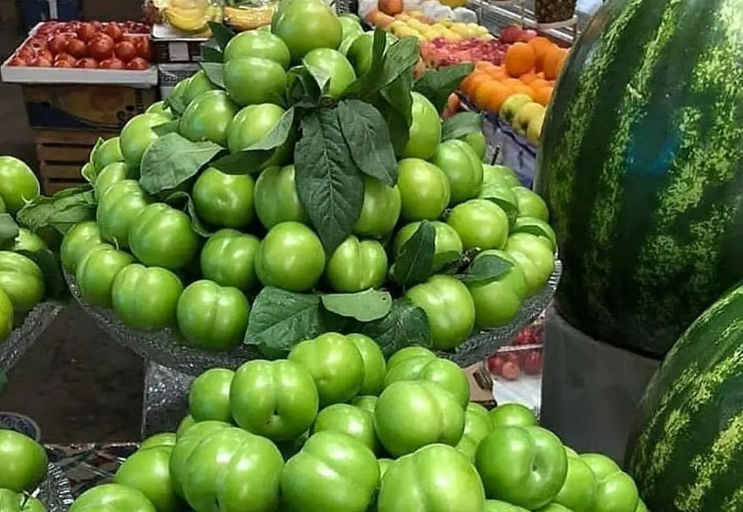 گوجه سبز 4 میلیون تومانی در تجریش تهران!