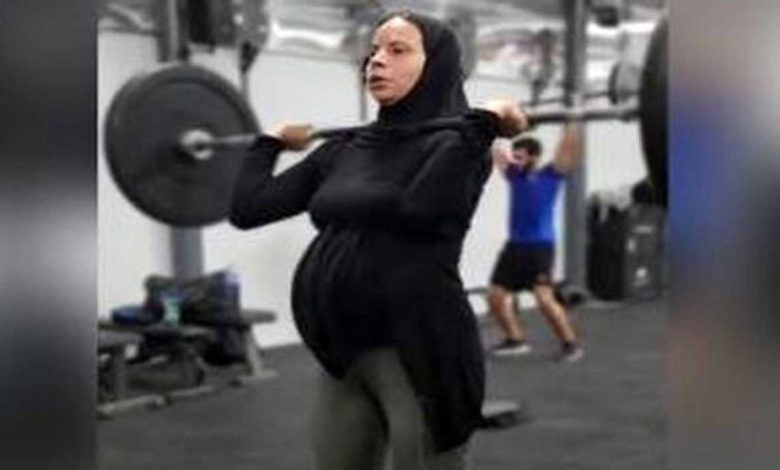 وزنه-برداری-زن-باردار